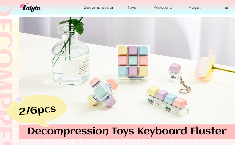 Relief toy keyboard clicker toy