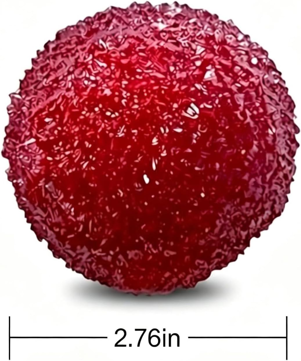 Fruit Shaped Squishy Stress Ball – Soft Bayberry Fidget Toy for Anxiety Relief, Sensory Squeeze Toy for Adults & Kids