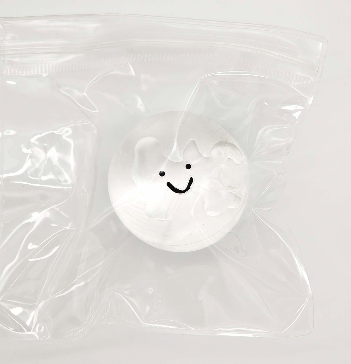 Crunchy Crystal Taba Squishy Ball – Handmade Clear Stress Relief Toy