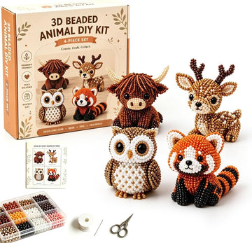 3D Beaded Bird DIY KitCreate Beautiful Mini Bird Models with Colorful Beads – Perfect for Beginners, Teens & Craft Lovers