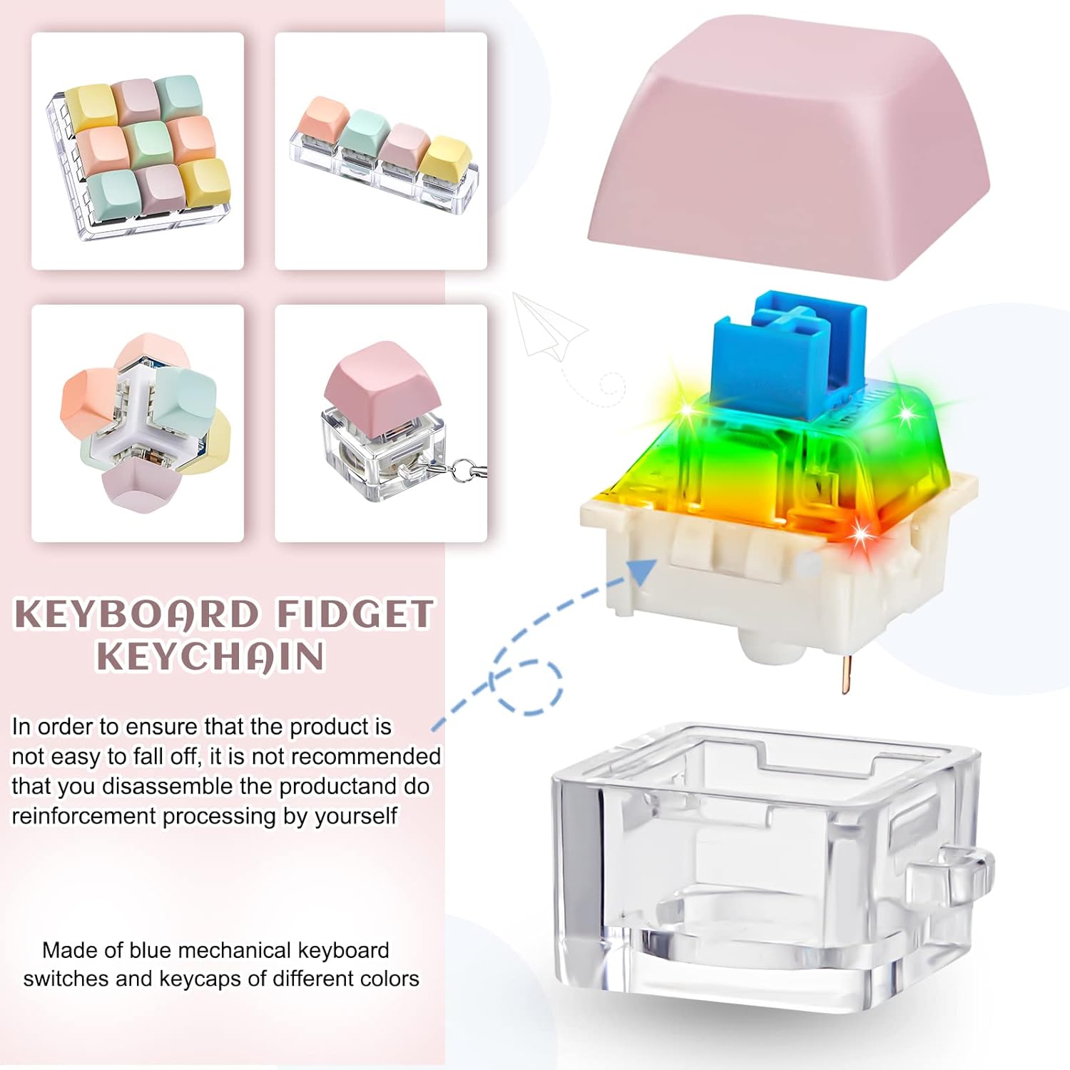 Relief toy keyboard clicker toy