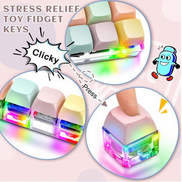 Relief toy keyboard clicker toy