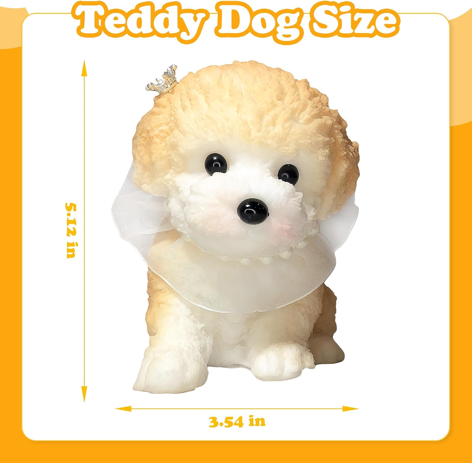 Teddy Dog Taba Squishy – Handmade Soft Silicone Stress Relief Fidget Toy