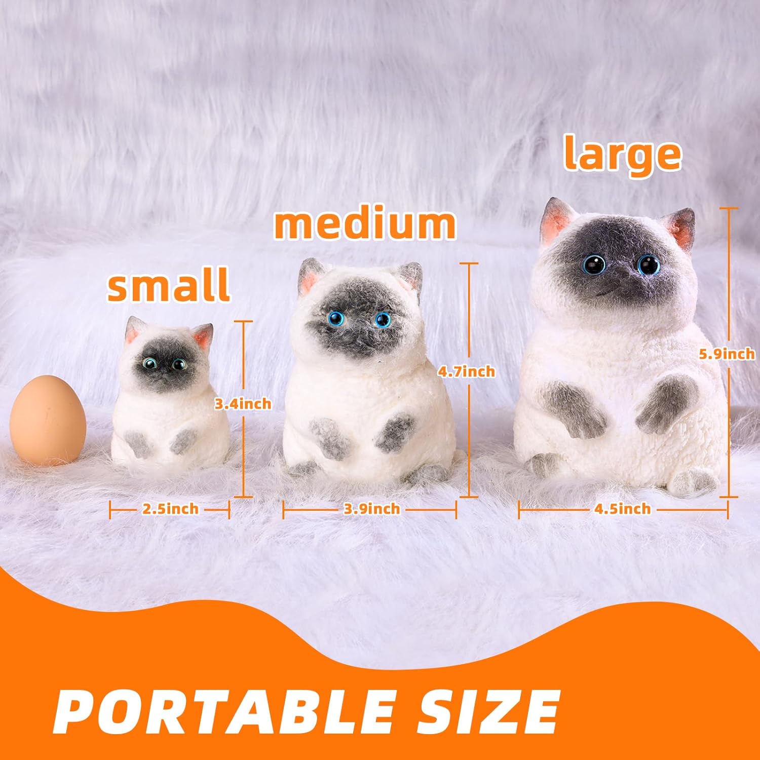 Handmade Cat Taba Squishy – Large Soft Stress Relief Squeeze Toy