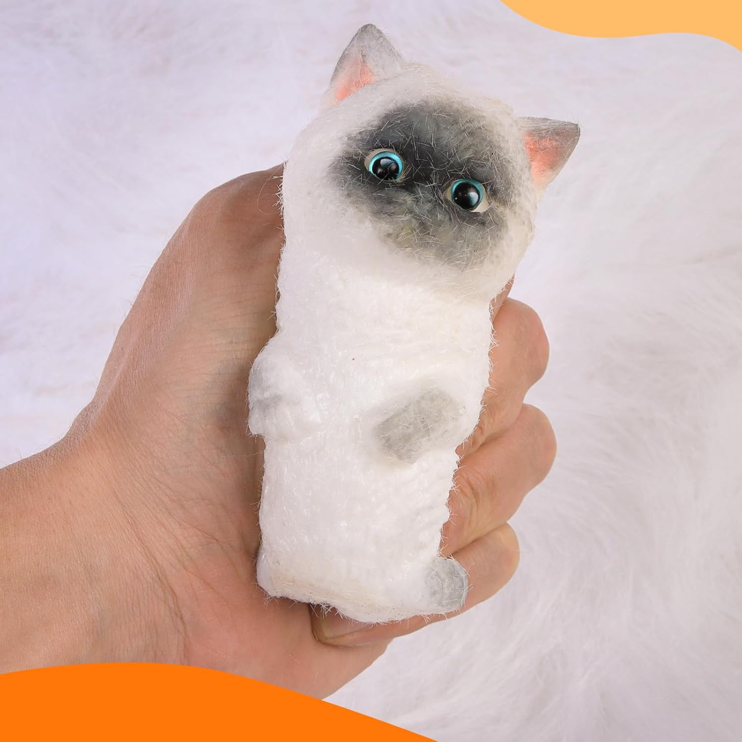 Handmade Cat Taba Squishy – Large Soft Stress Relief Squeeze Toy