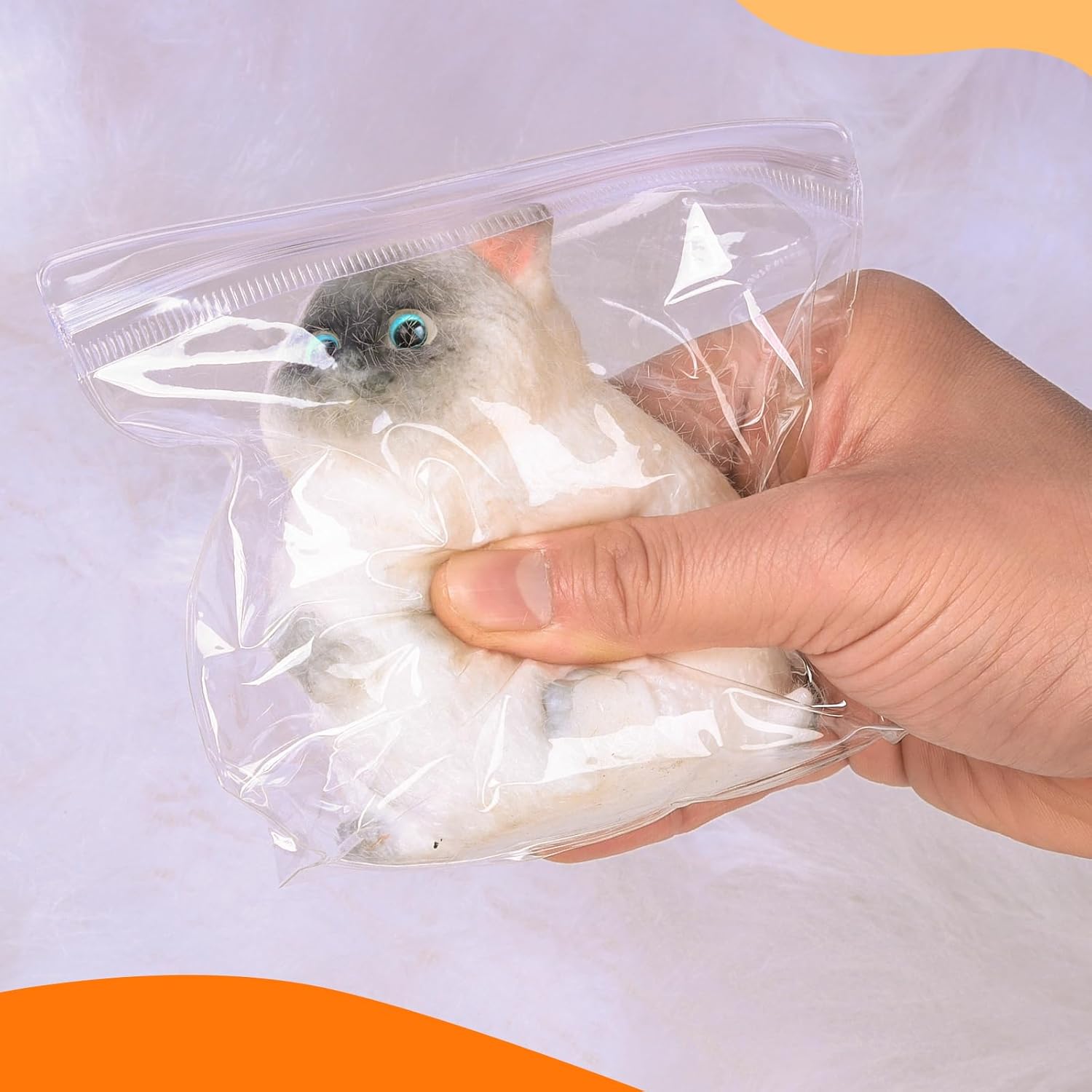 Handmade Cat Taba Squishy – Large Soft Stress Relief Squeeze Toy