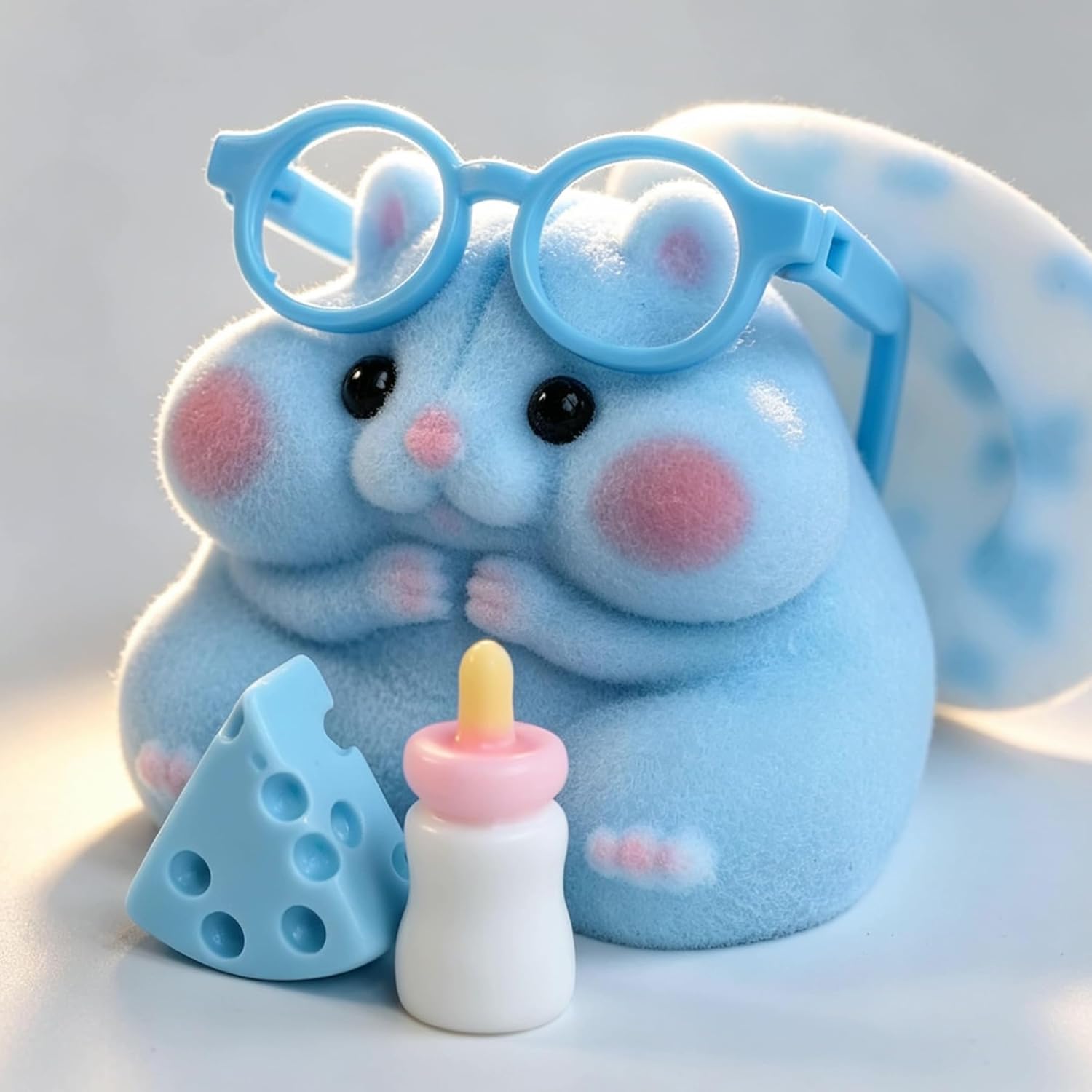 Handmade Tabba soft and cuddly hamster toys, cute and soft hamster stress-relieving toys.