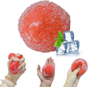 Handmade Waxberry Crunchy Squishy – Cute Ice Skin Sensory Toy with ASMR Squeeze Experience