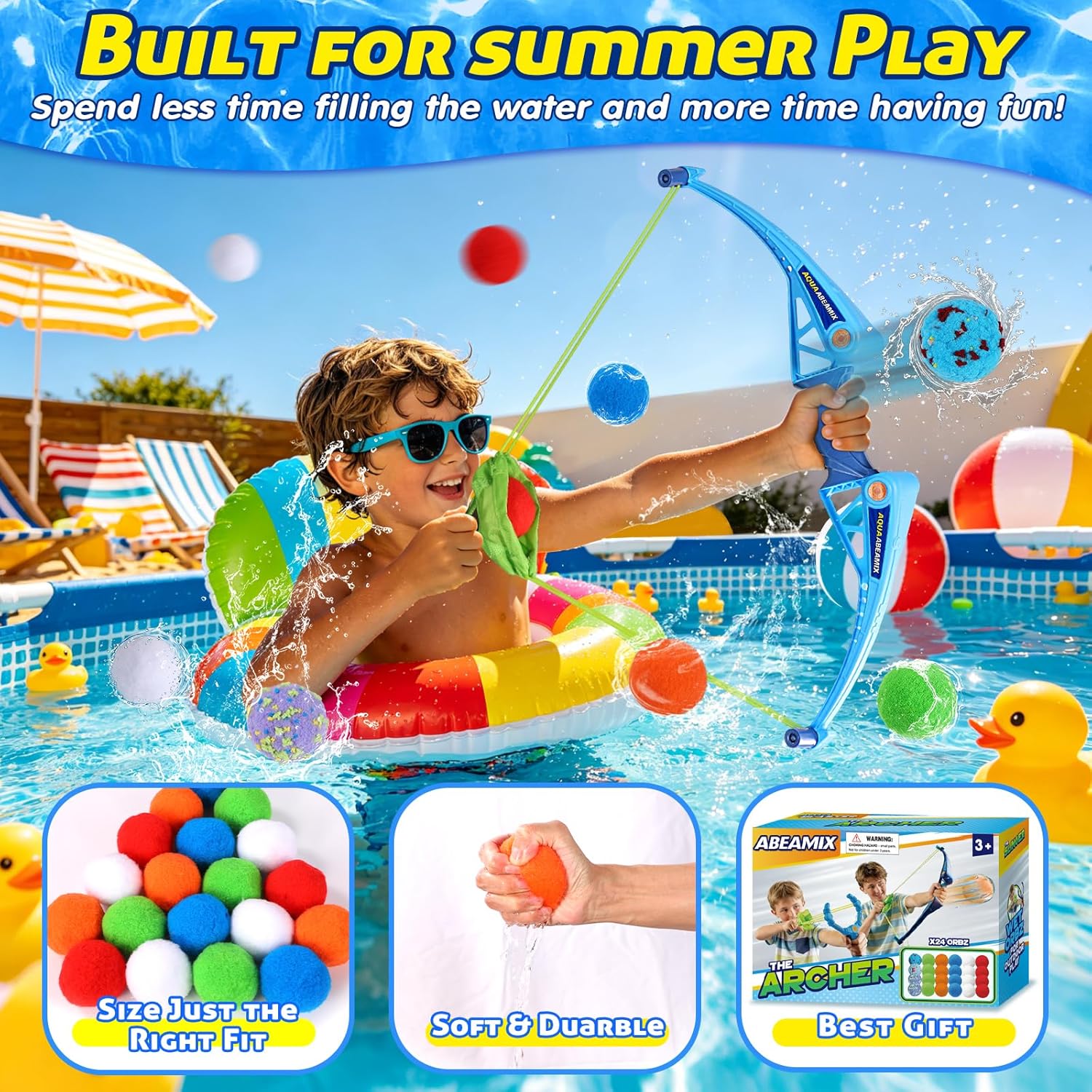 Reusable Water Balloons Set For Kids Outdoor