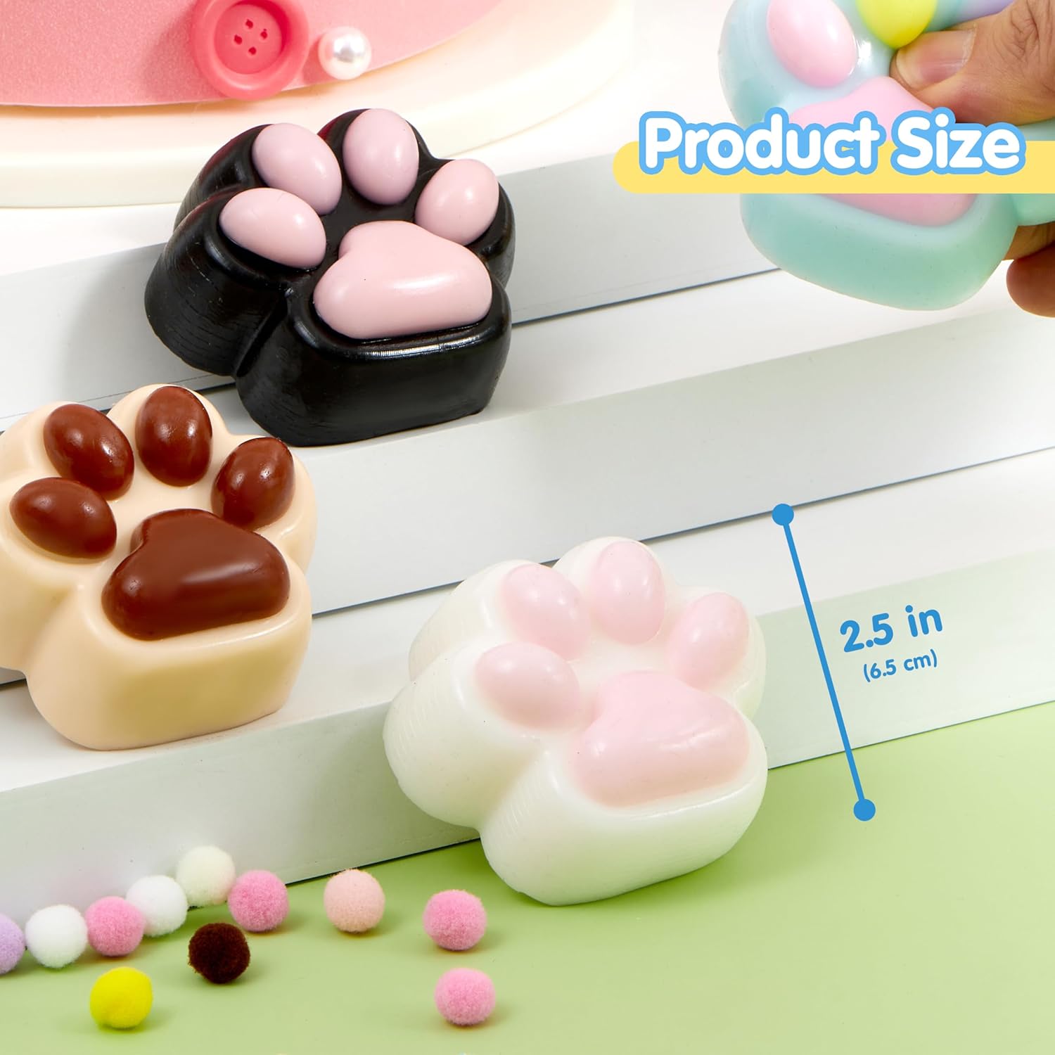 Pcs Taba Paw Squeeze Toys