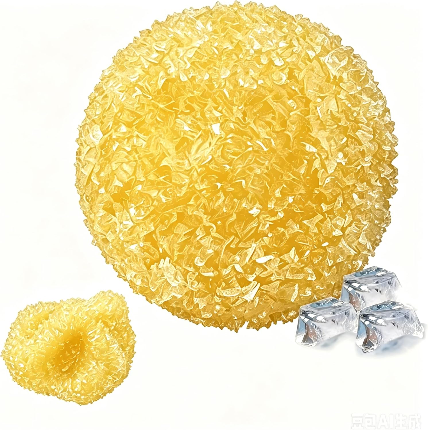 Crunchy Ice Skin Squishy Stress Ball – Slow Rising Fidget Toy for Anxiety Relief