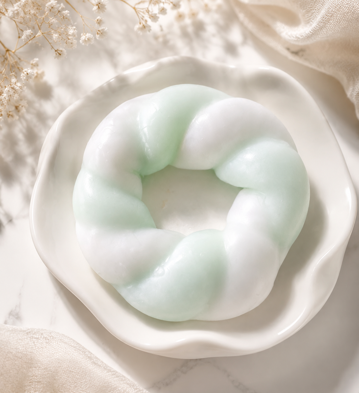 Crunchy Donut Squishy – Handmade ASMR Stress Relief Toy