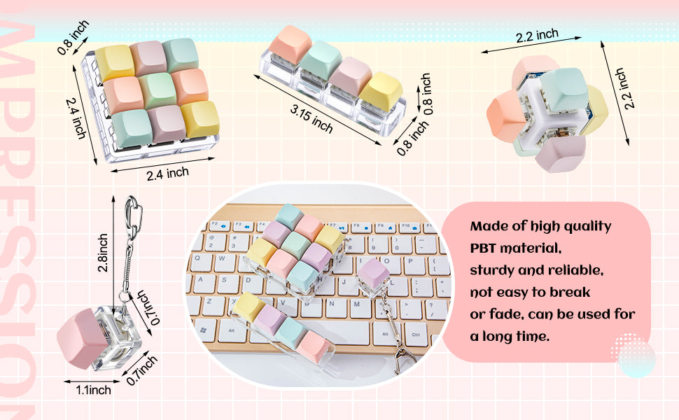 Relief toy keyboard clicker toy