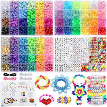 Friendship Bracelet Making Kit – 10 Kandi Bracelet Designs