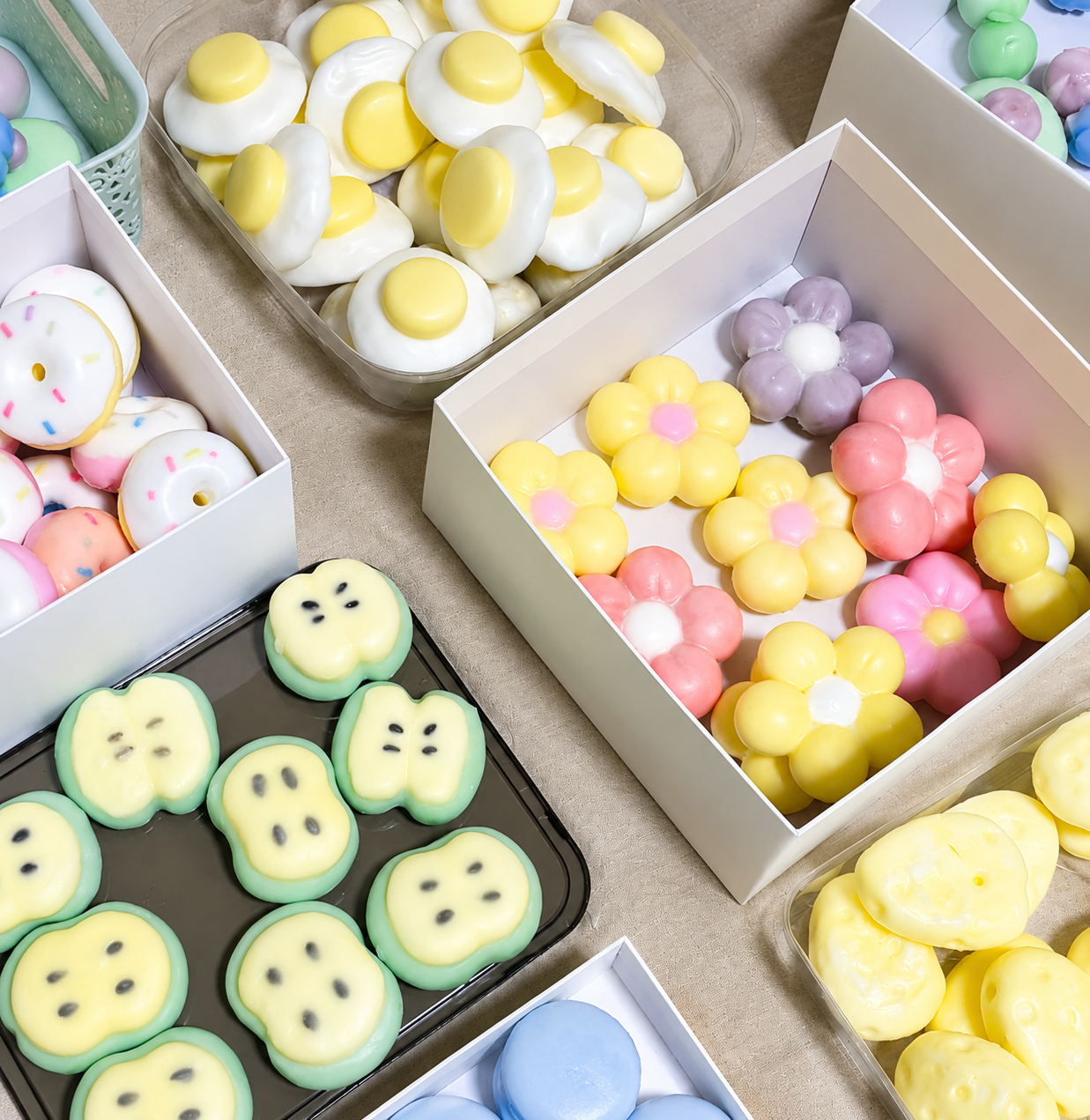 Custom Handmade Squishy Collection – Cute Crunchy ASMR Stress Relief Toys