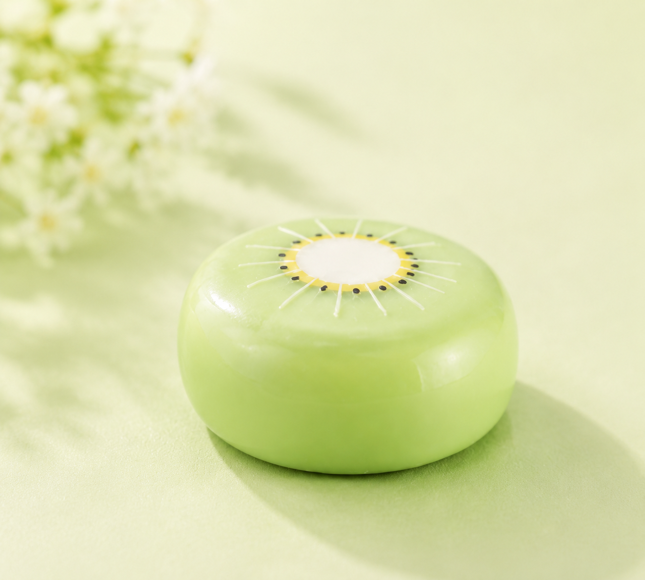 Kiwi Crunchy Squishy Stress Ball – Summer Ice Slush Fruit ASMR Sensory Squeeze Toy