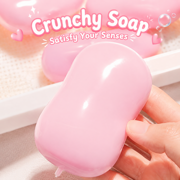 Handmade Crunchy Soap Squishy – ASMR Stress Relief Fidget Toy with Satisfying Texture