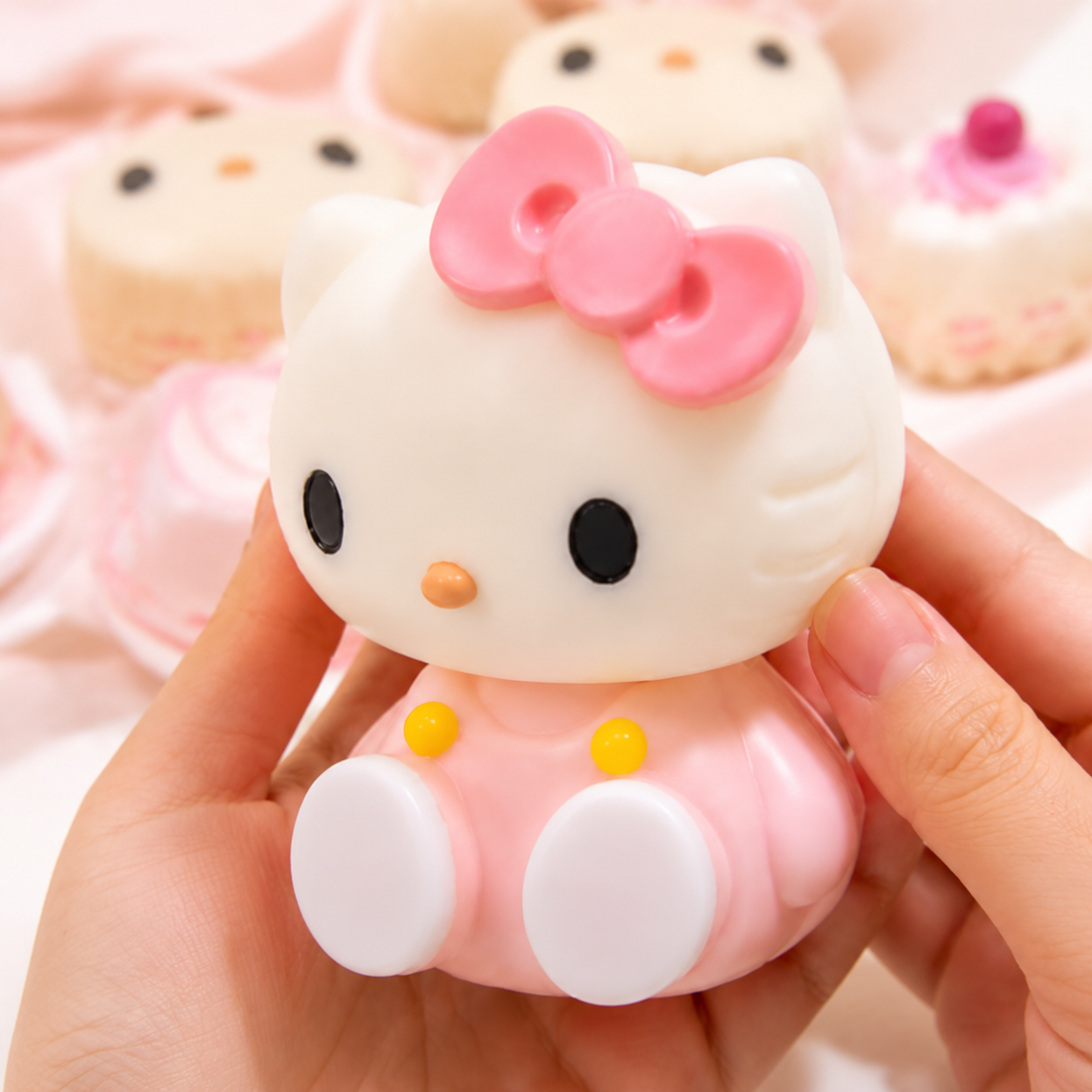 Handmade Squishy Ball Toy – Cute Kawaii Stress Relief Fidget Toy with Soft Texture, ASMR Satisfying Squeeze