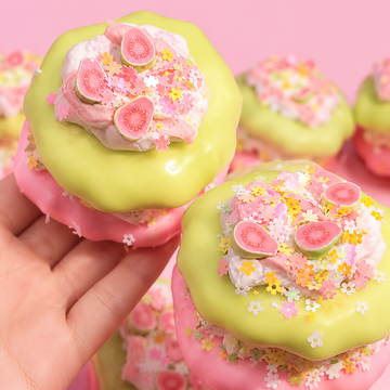 Handmade Guava Cake Crunchy Squishy – Crispy Shell Dessert Stress Relief Toy | ASMR Fidget Sensory Toy