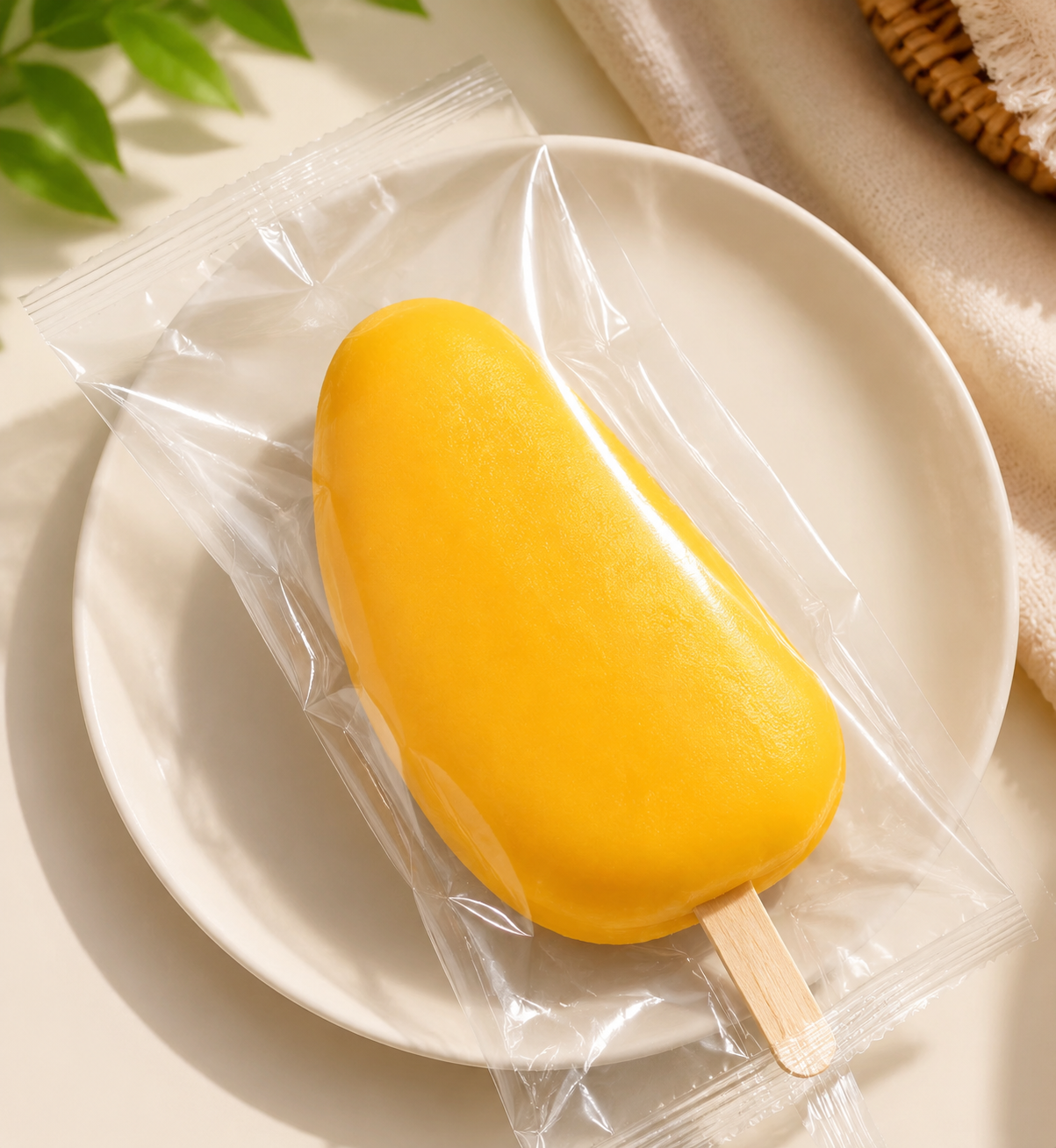 Crunchy Mango Ice Cream Squishy | ASMR Stress Relief Toy