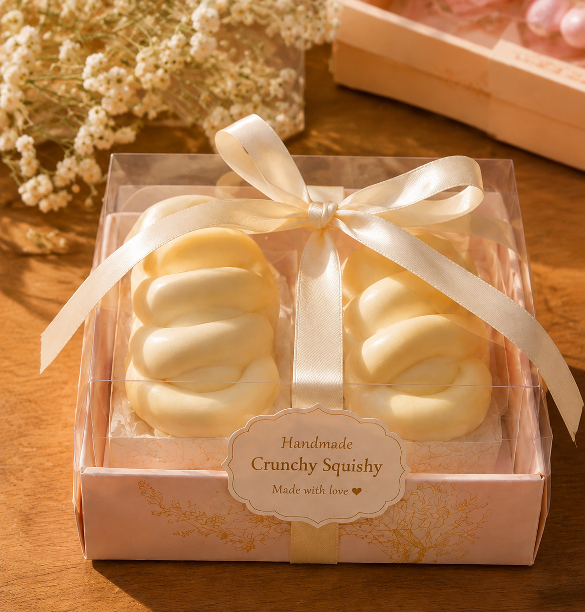 **A Little Box of Happiness 💕 – Handmade Crunchy Squishy Gift Set**