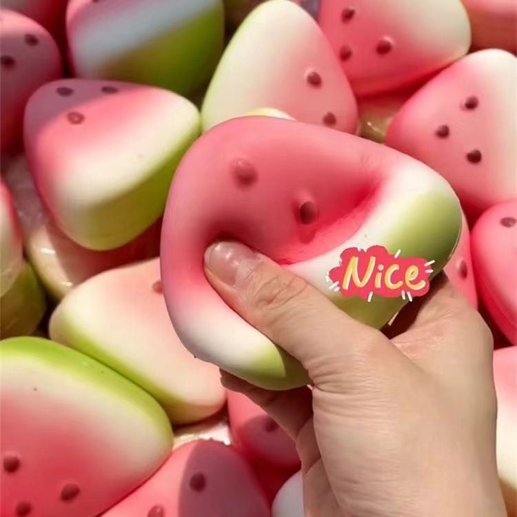 Watermelon Squishy Toy – Slow Rising Soft Sensory Stress Relief Toy, Cute Summer Fruit Fidget Toy for Relaxation & Anxiety Relief