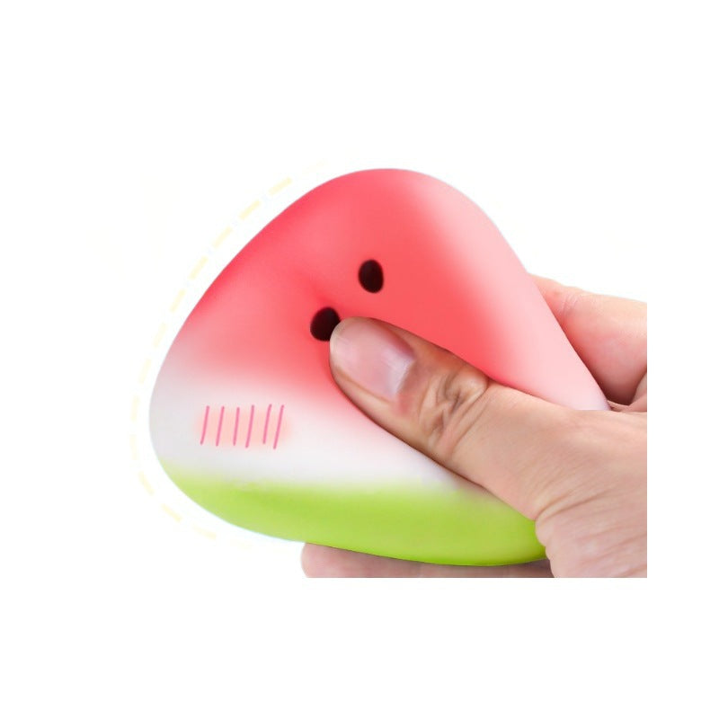 Watermelon Squishy Toy – Slow Rising Soft Sensory Stress Relief Toy, Cute Summer Fruit Fidget Toy for Relaxation & Anxiety Relief
