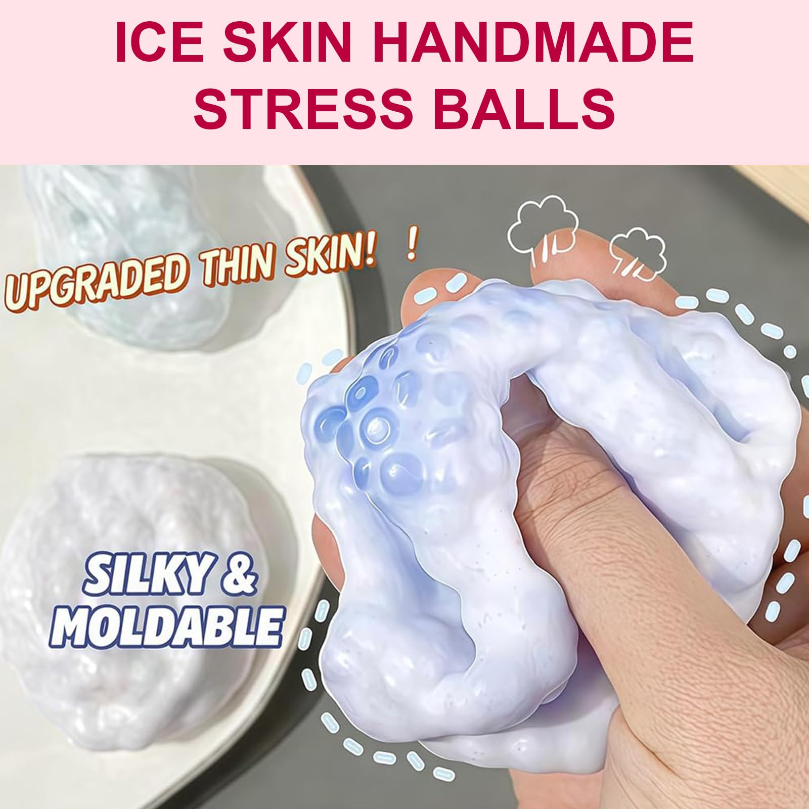 👉 Crunchy Ice Skin Stress Balls – So Satisfying Squeeze